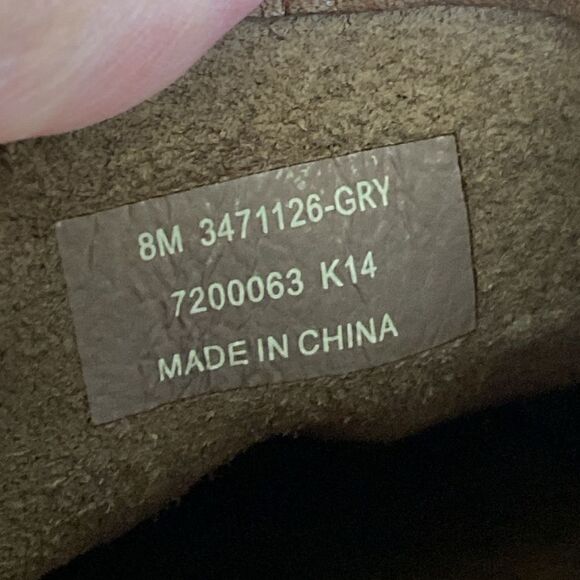 Frye Mindy Low Cut Grey Leather Sneakers - Picture 14 of 14